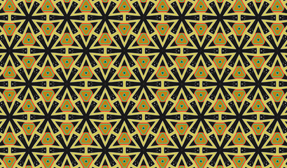 seamless geometric pattern with triangles.illustration, texture, ornament, decoration,