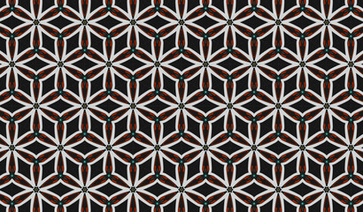 seamless geometric pattern with shapes.illustration, backdrop, textile, decor, floral, vintage