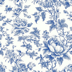 Pasting images, Chinese style, Flowers.