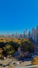 Obraz premium Central Park, Columbus Circle NYC