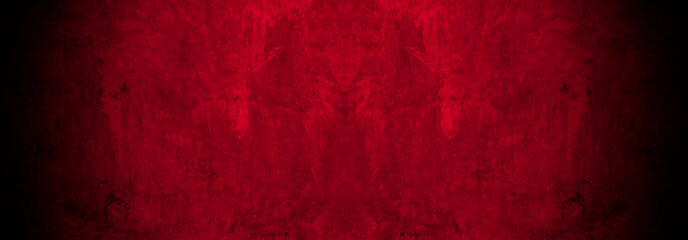 Old wall texture cement black red  background abstract dark color design are light with white gradient background.