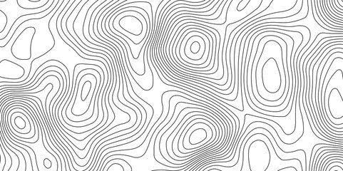 Cartography and geographic mapping the art and science behind Topographic diagrams, contour relief, and vector graphics background design.