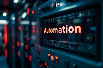 Industrial Automation System Display