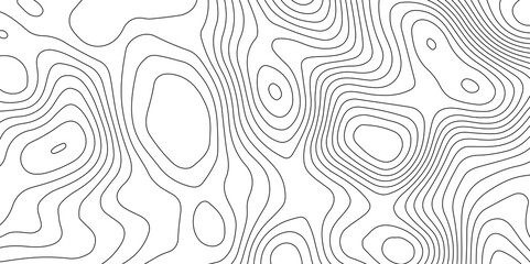 Cartography and geographic mapping the art and science behind Topographic diagrams, contour relief, and vector graphics background design.