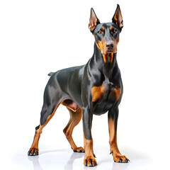 dog isolated on white