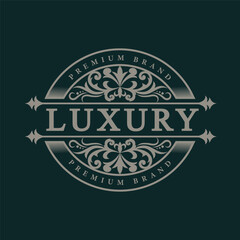 Luxury premium vintage logo showing class and style