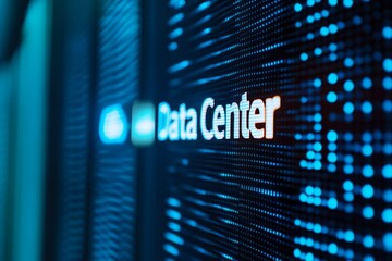 Data Center Display - Futuristic Technology
