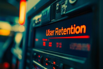 User Retention Display on a Technology System