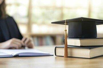 Scholar examining pathways for degree selection within academic environments, structured workspace, formal communication.