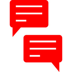 Chat single vector line icon