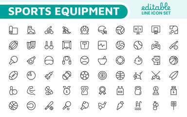 Sports Icon Set. A dynamic collection of vibrant icons representing various sports and activities, perfect for enhancing apps, websites, and marketing materials.