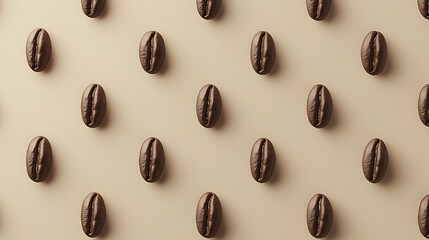 Fototapeta premium Bold espresso grind event premium coffee beans in a modern setting captured for lifestyle enthusiasts