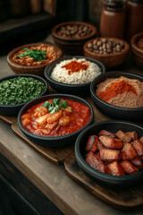Authentic spices and traditional ingredients for flavorful culinary creations