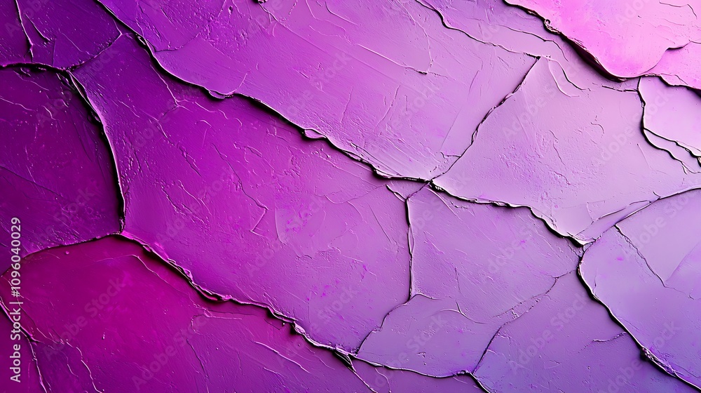 Poster abstract purple and pink cracked textured background with smooth gradient flows for creative design 