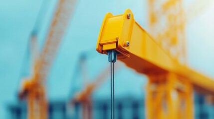 Crane Hook Close-up: Industrial Strength 