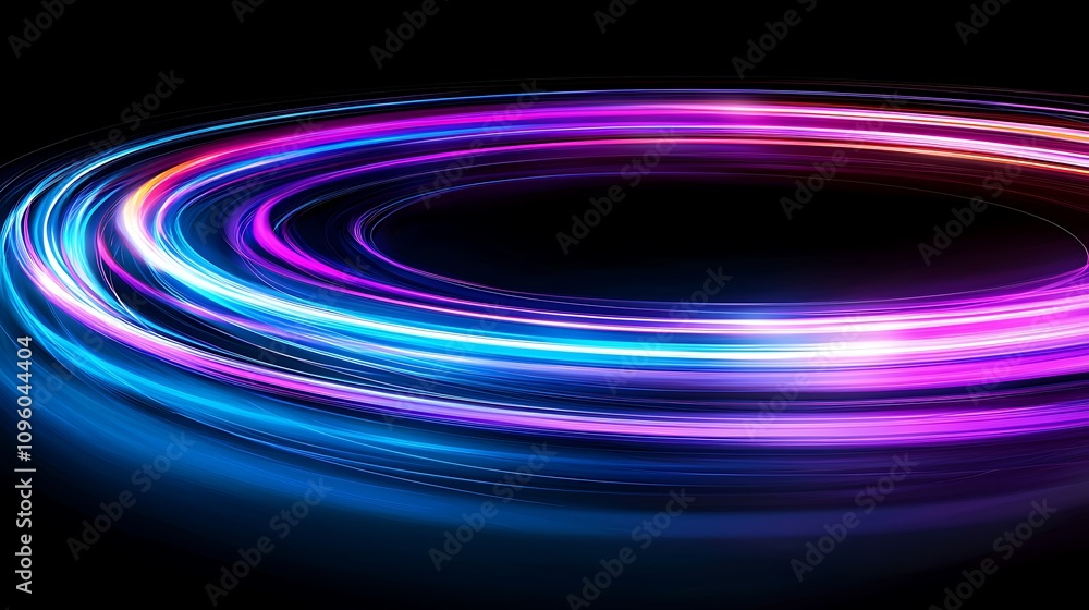 Poster abstract colorful swirl design with smooth gradients and soft edges, creating a mesmerizing backgrou