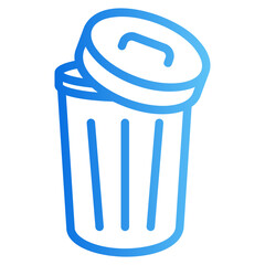 trash Gradient icon