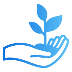 save plants Gradient icon