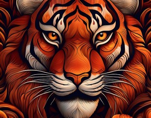 Obraz premium Tiger face