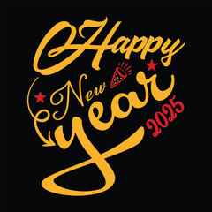 Happy New Year 2025 SVG Design Happy New Year SVG Design
