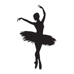 Obraz premium silhouette women are dancing