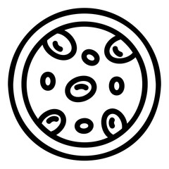 blood cells Line Icon