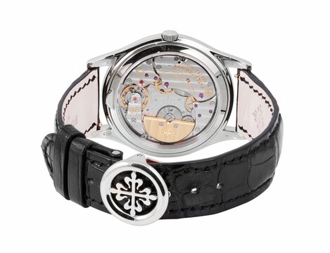 Luxury Patek Philippe watch timepieces jewelry isolated on white background