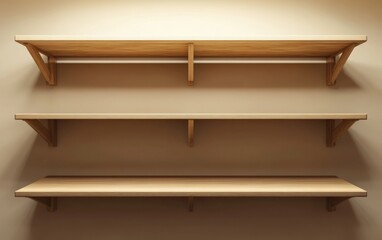 empty shelves 