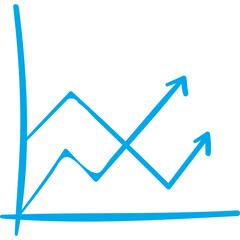 Stats single vector line icon