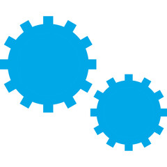 Gear single vector line icon
