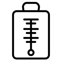 Cooking Suger Thermometer Line Icon