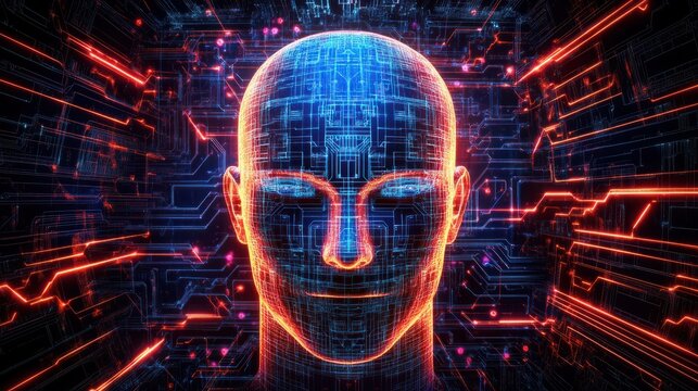 Cyber security concept, information security and encryption, secure access to user's personal information, secure Internet access, cybersecurity. Developing network security system.