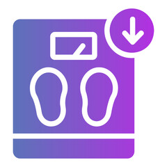 weight loss Gradient icon