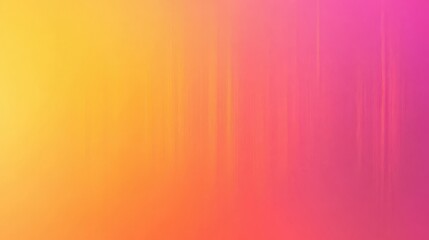 Abstract Background: Vibrant Yellow to Pink Gradient with Vertical Stripes