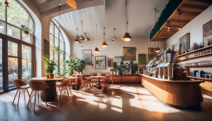 Fototapeta premium A gathering place for friends and creatives alike. 