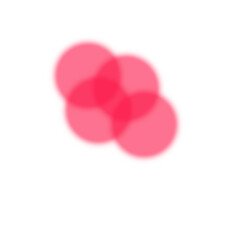 Transparent abstract background gradient circle for mobile apps 