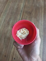 Tempoyak is a processed food made from fermented durian fruit