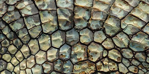 Close-up view of a textured surface resembling natural patterns.