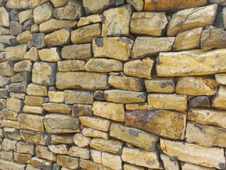 The rock on the wall