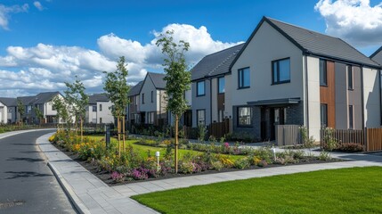 Modern Newly Constructed Housing Estate