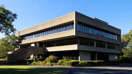 Obraz premium Modern Office Building from the 1960s