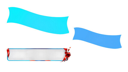 Ste of Colorful banners for Photoshop Editing