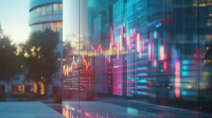 Interactive Holographic Financial Graph Visualization