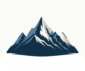 Fototapeta premium Hand drawn mountain silhouette