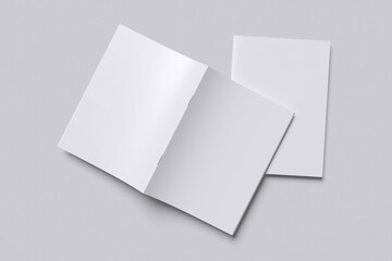A4 Blank Magazine Mockup