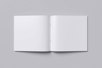 Square Brochure Blank Mockup