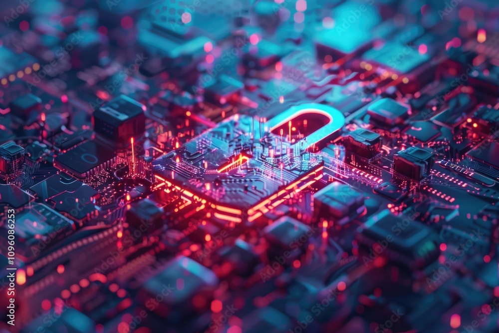 Aufkleber future technology secure internet access data protection against cybercrime.