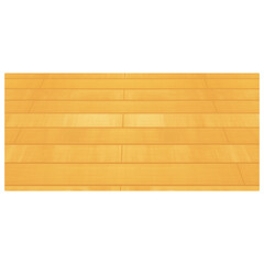 Vinyl wooden floor isolated on white