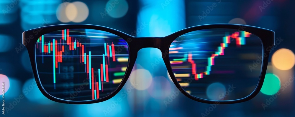 Canvas Prints an economist using augmented reality to forecast inflation trends and risks