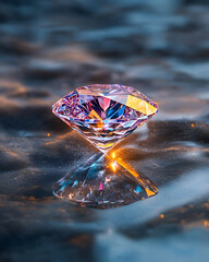 The beauty of diamonds and their luxury suit the beautiful scenery. For couples or ladies, look good and stylish. and space for writing text